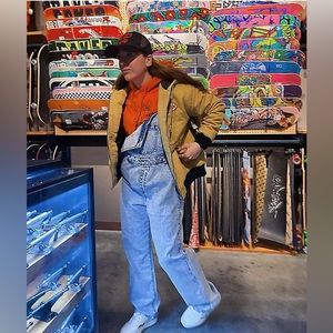 Empyre Suzie Light Wash Denim Overalls